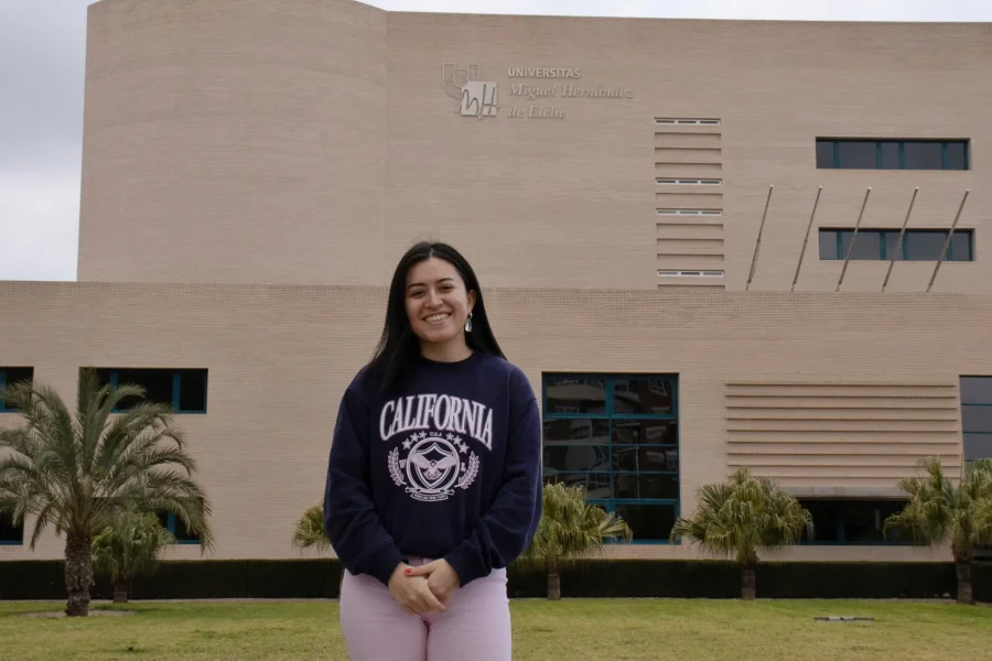 Andrea Suárez, estudiante de Derecho UFRO
